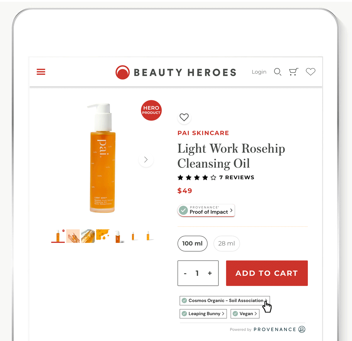 Blue Beauty PAI Provenance