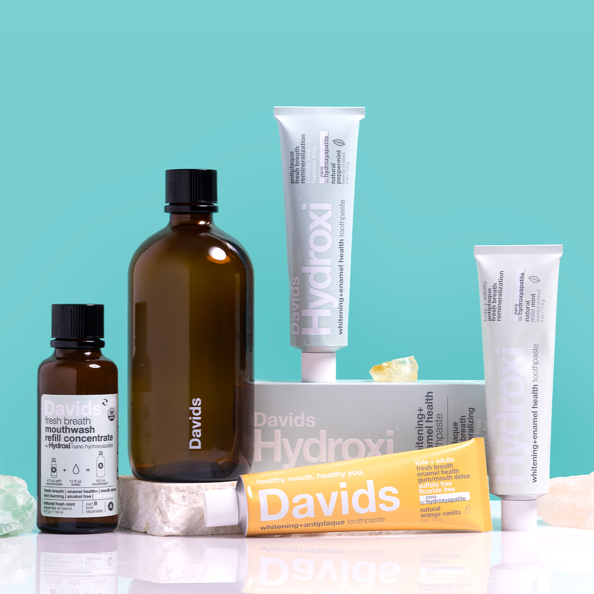 Davids Hydroxi™ Mouthwash & Toothpaste