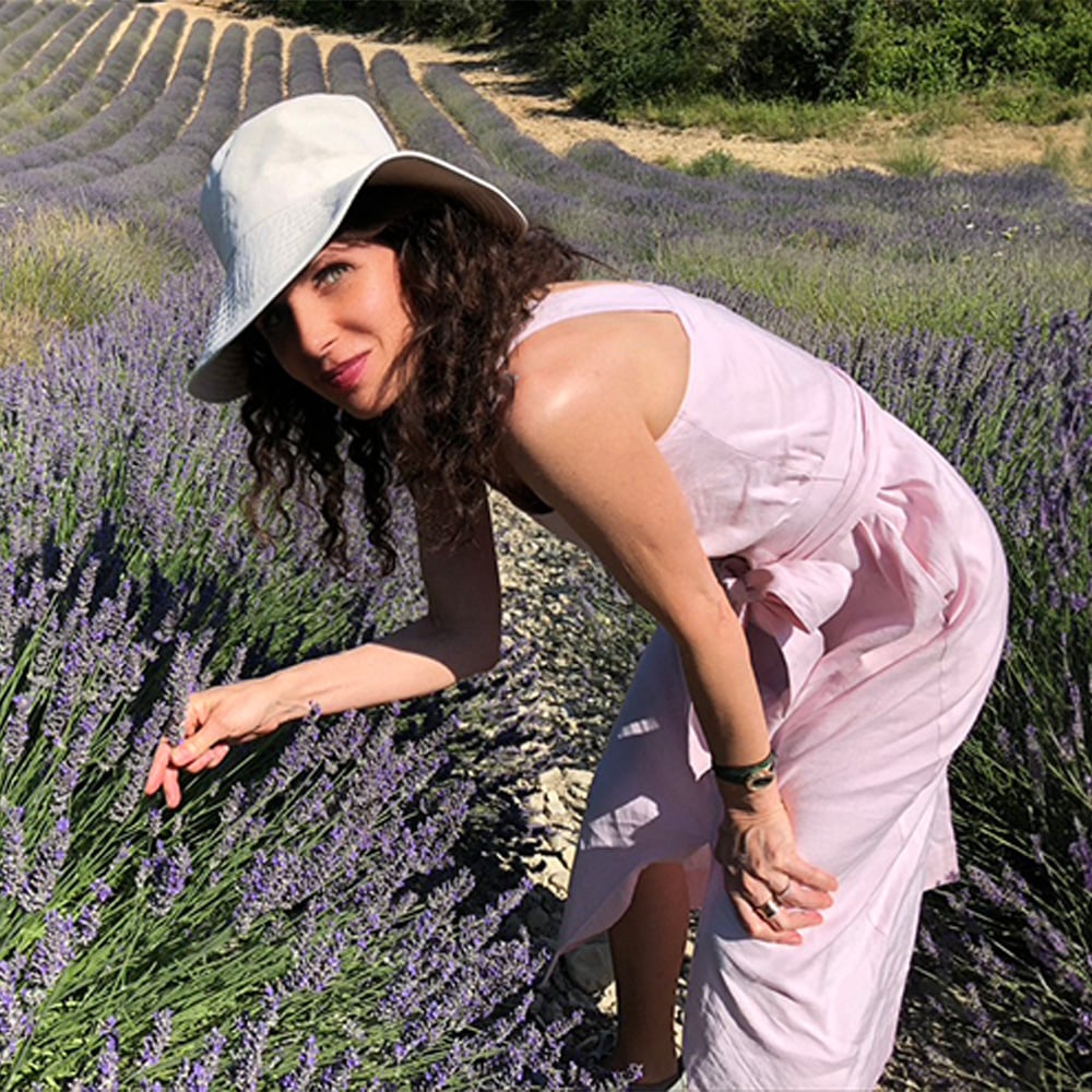 Myriam Malka in Lavender Fields